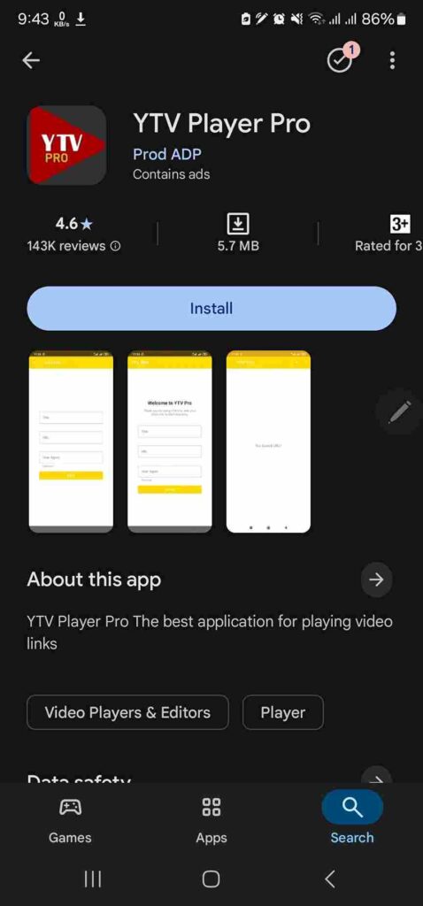 ytv player 1